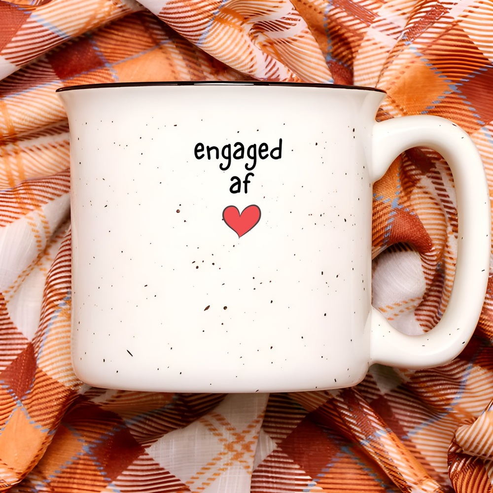 Engaged Af Mug, Future Mrs Mug, Engaged Gifts for Her, Bride to Be Gift, Wedding